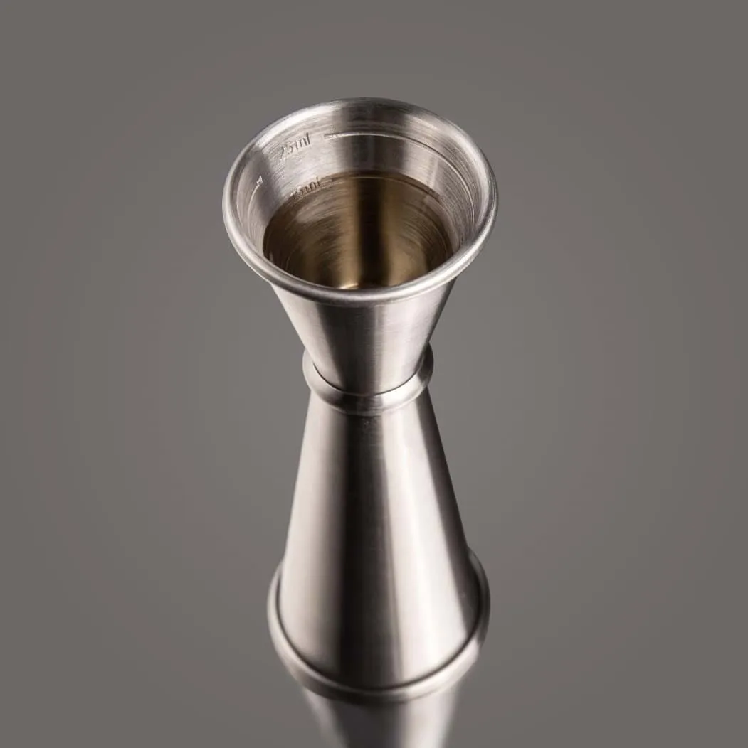 Vacuvin Japanese Jigger measuring glass, Stainless steel Vacuvin