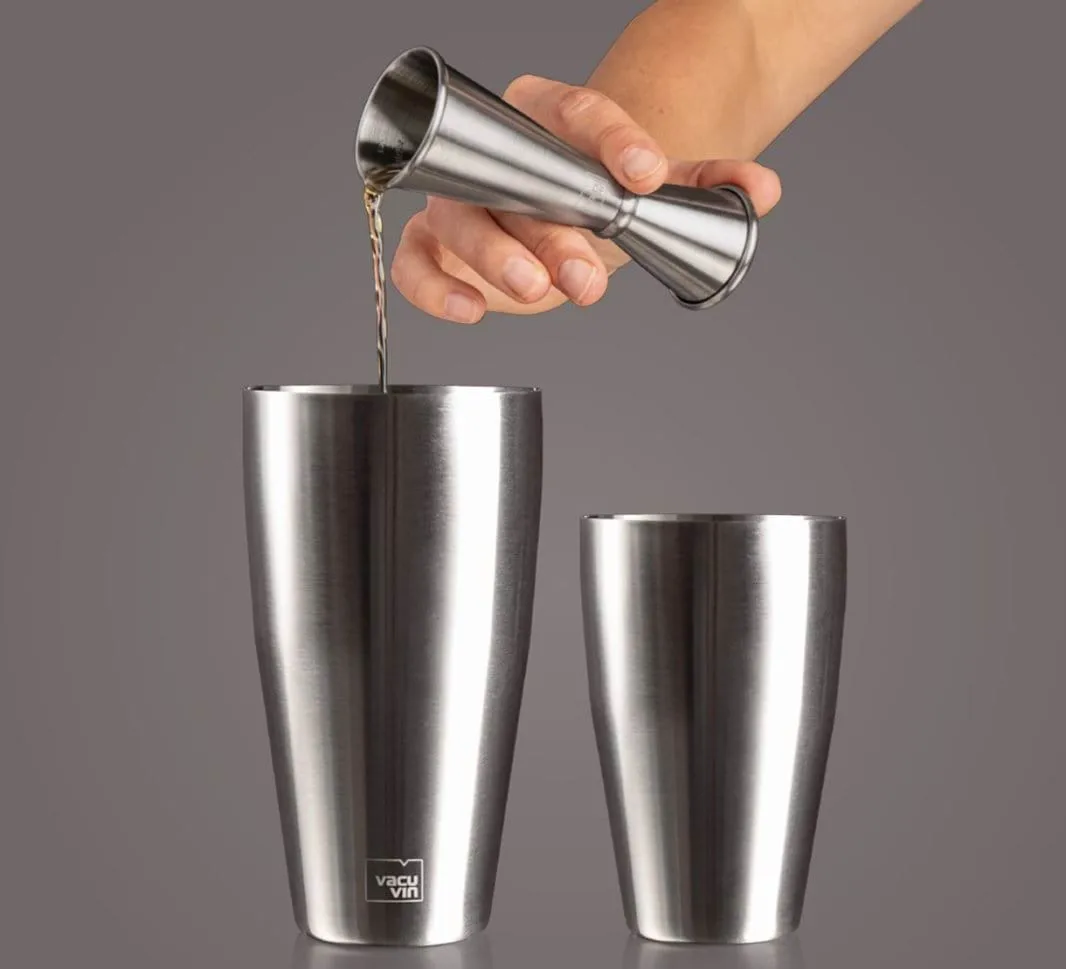 Vacuvin Japanese Jigger measuring glass, Stainless steel Vacuvin