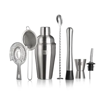 Vacuvin Lovers Bar In A Box cocktail set - Stainless steel, 7 pieces - Vacuvin