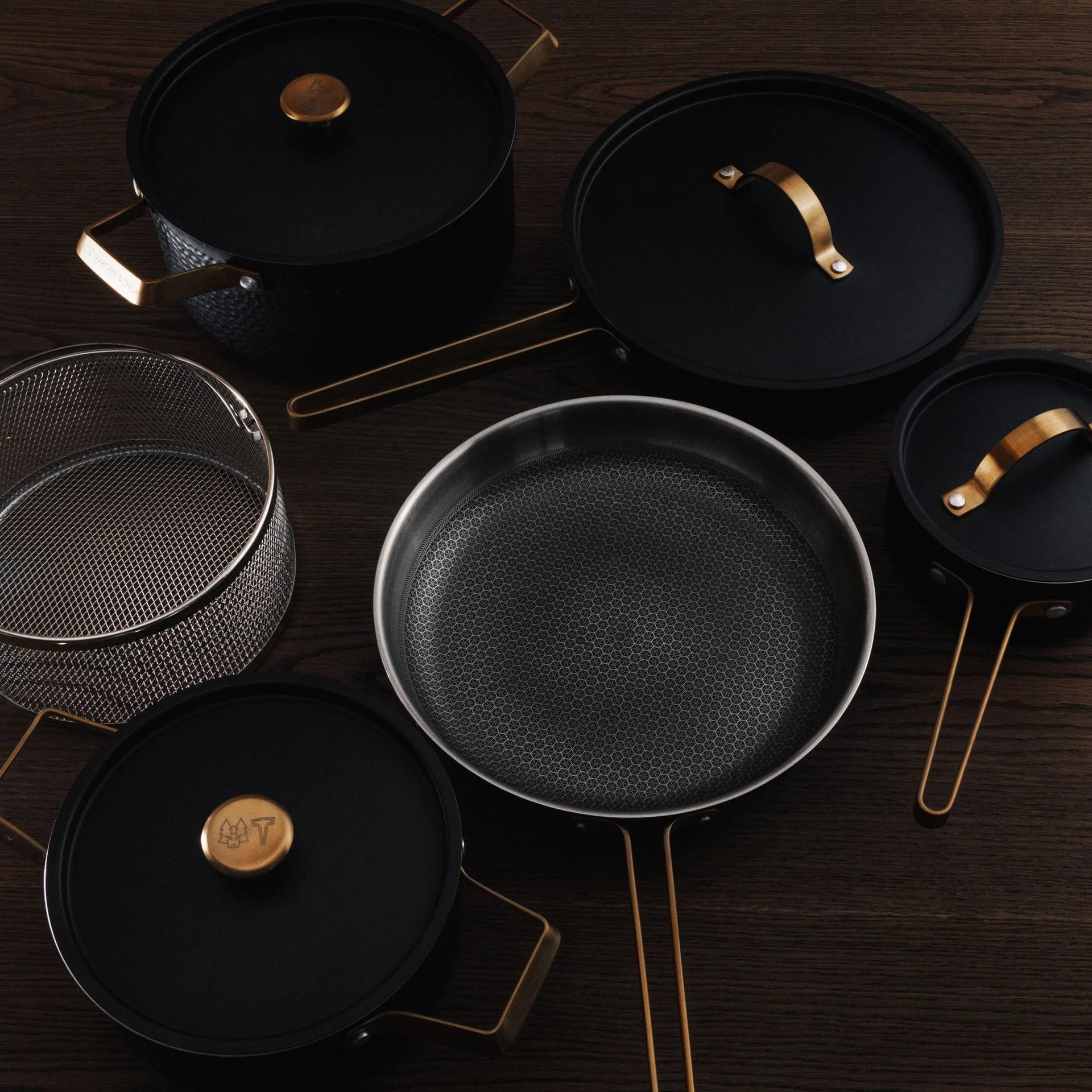 Arvet saucepan set, Stainless steel, XL, 10 pieces Vargen & Thor