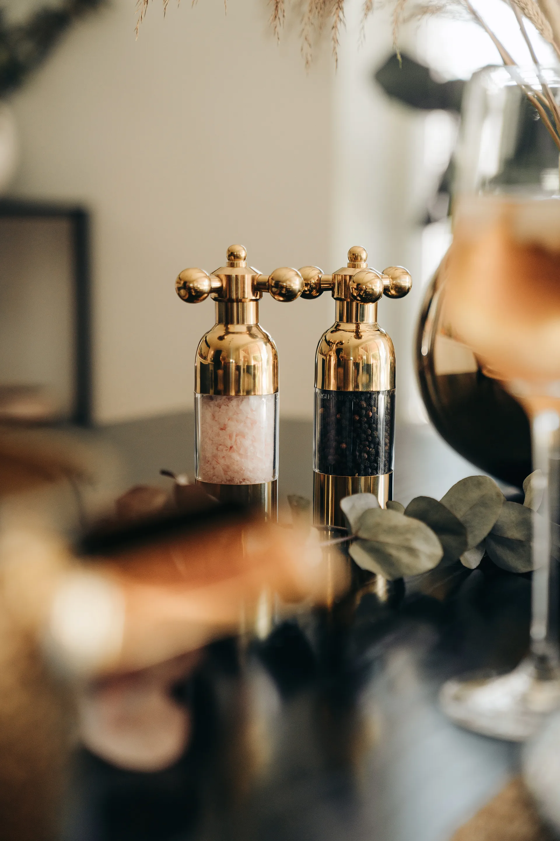 Axia salt- and pepper mill set, Cava Vargen & Thor
