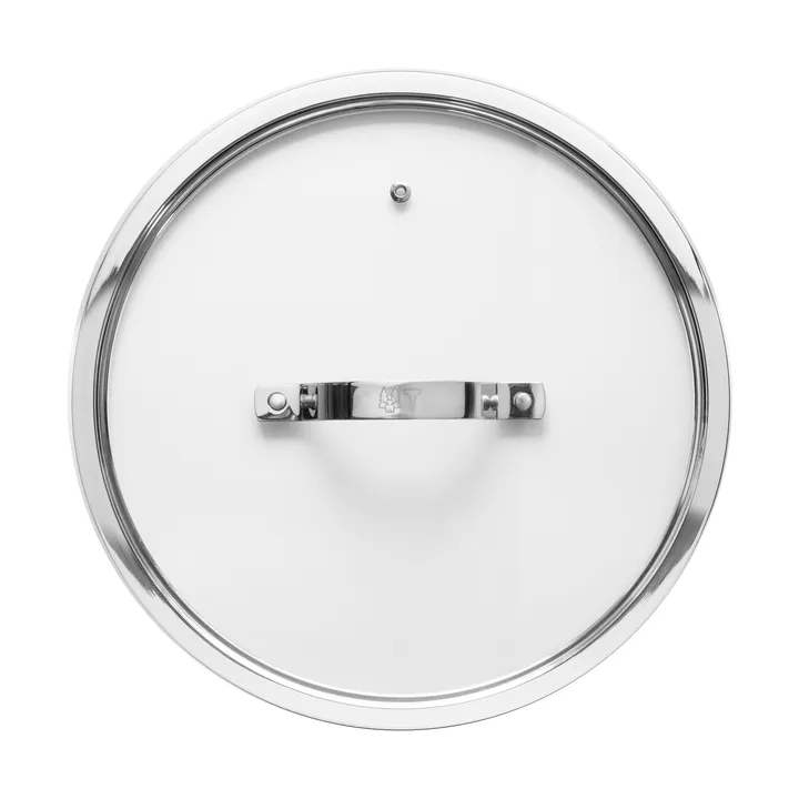 Basic glass lid - Silver, Ø28 cm - Vargen & Thor