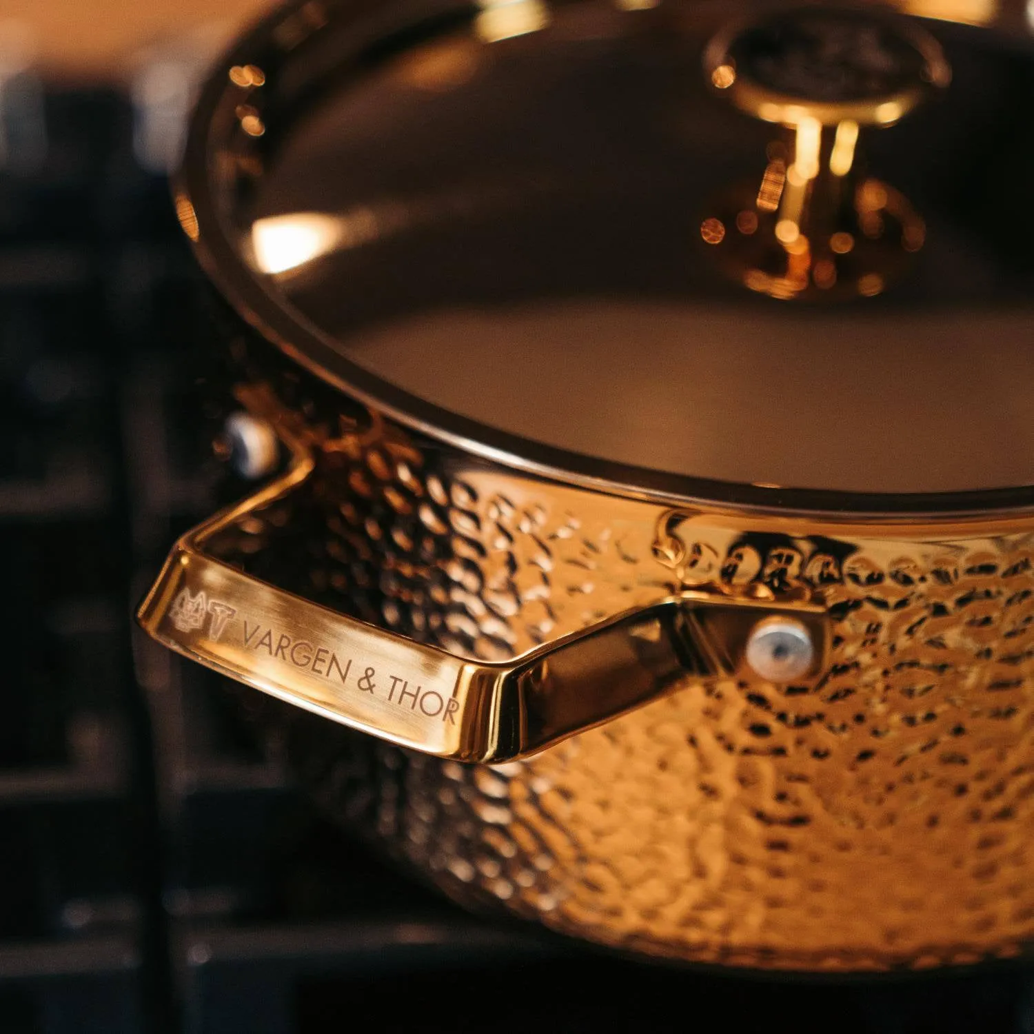 Brassa Meya pot, Brass, 4 l Vargen & Thor