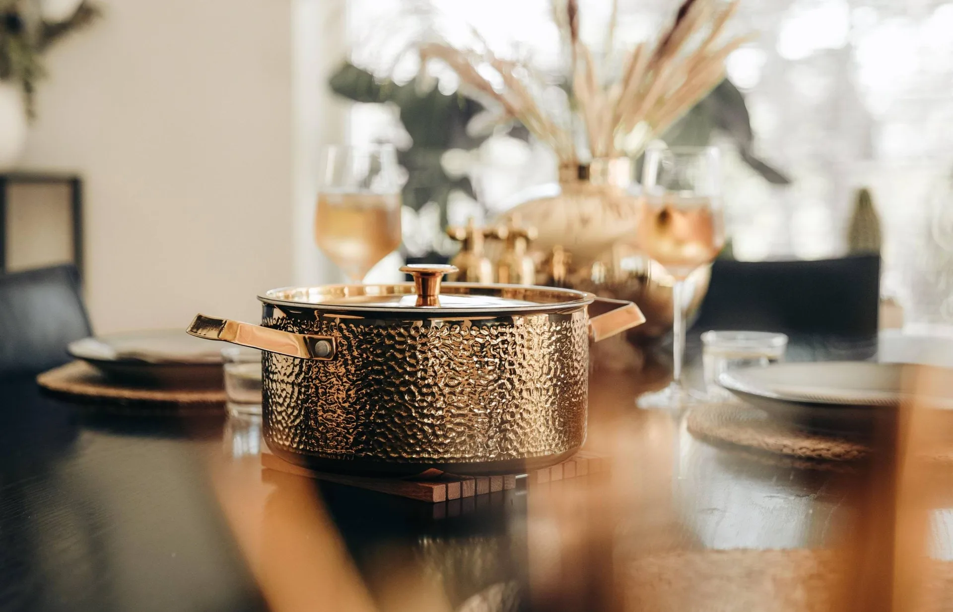 Brassa Meya pot, Brass, 4 l Vargen & Thor