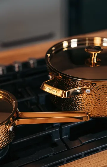 Brassa Meya pot - Brass, 4 l - Vargen & Thor