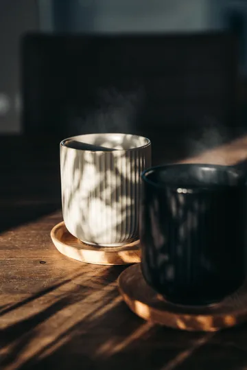 Duga mug 20 cl 4-pack - White. sandgrey. antracit. black - Vargen & Thor