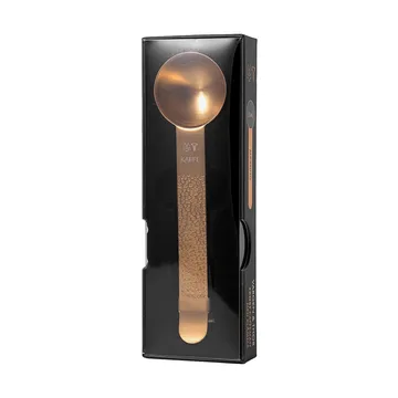 Frost coffee scoop with clip - Brass, 20 ml - Vargen & Thor