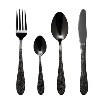 Frost cutlery set - Onyx, 16 pieces - Vargen & Thor