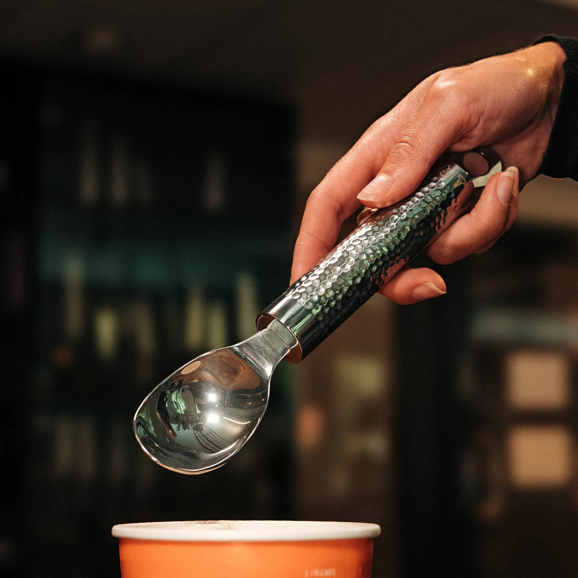 Frost ice cream scoop, Stainless steel, 22 cm Vargen & Thor