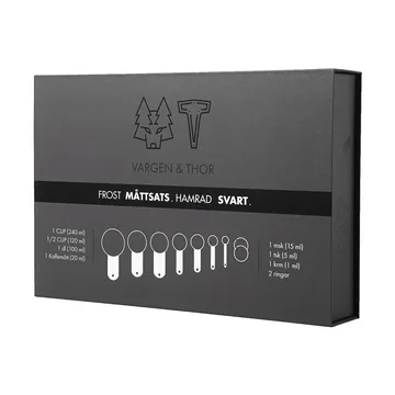Frost measuring set - Black, 7 pieces - Vargen & Thor