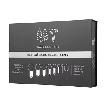 Frost measuring set - Silver, 7 pieces - Vargen & Thor