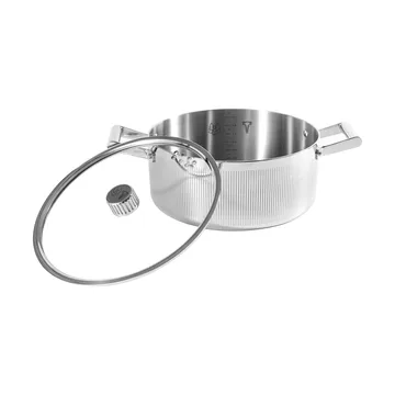Glima pot - Stainless steel, glass lid, 7 l - Vargen & Thor