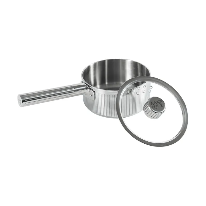 Glima saucepan - Stainless steel, glass lid, 1 l - Vargen & Thor