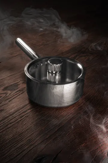 Glima saucepan - Stainless steel, glass lid, 1 l - Vargen & Thor