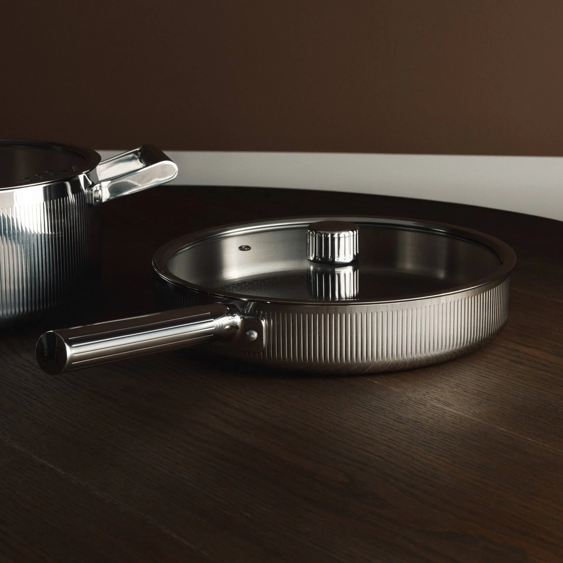 Glima sauté pan, Stainless steel, Ø28 cm Vargen & Thor