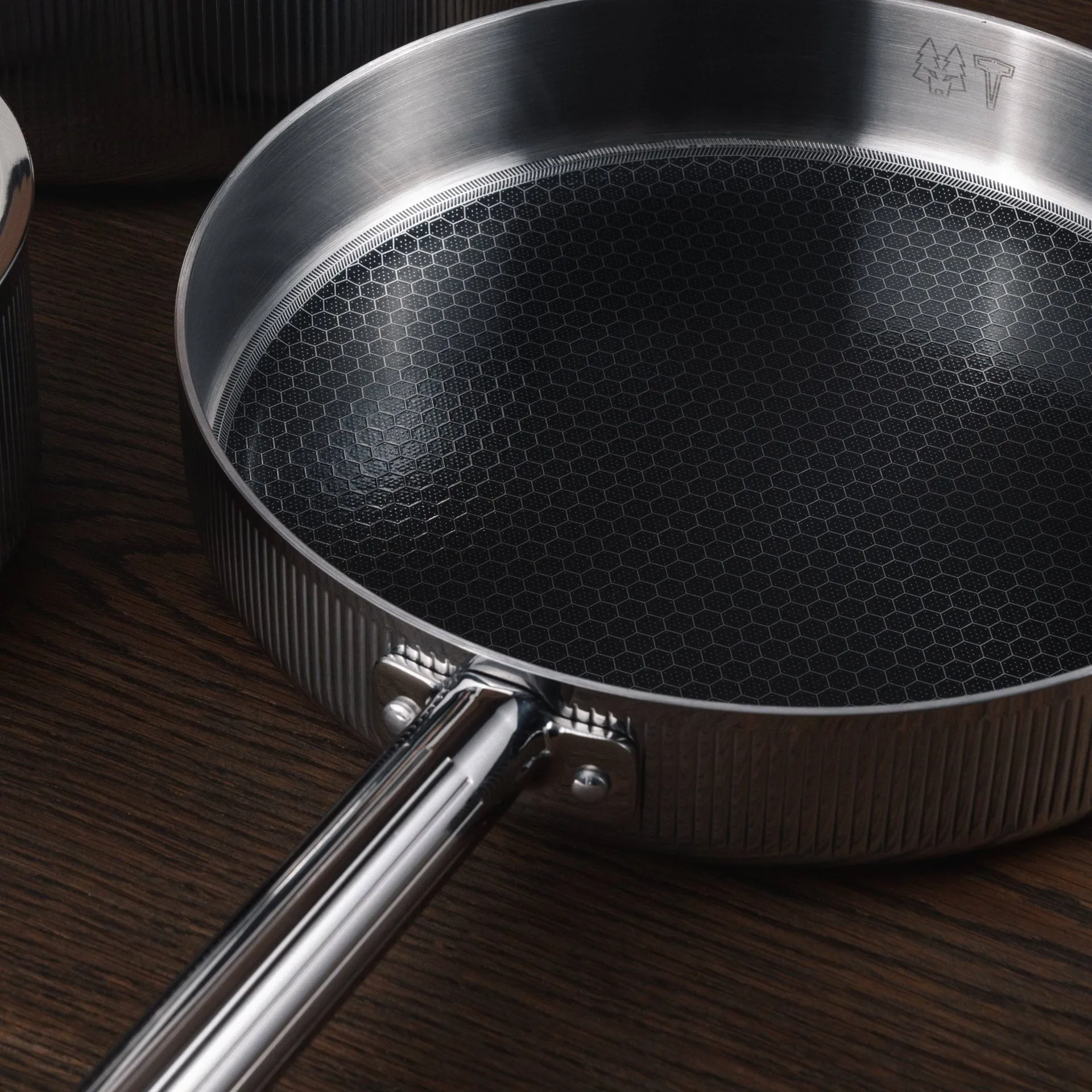 Glima sauté pan, Stainless steel, Ø28 cm Vargen & Thor