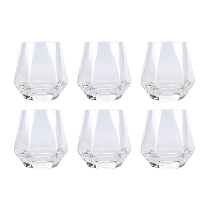 Hexa glass 30 cl 6-pack, Clear Vargen & Thor