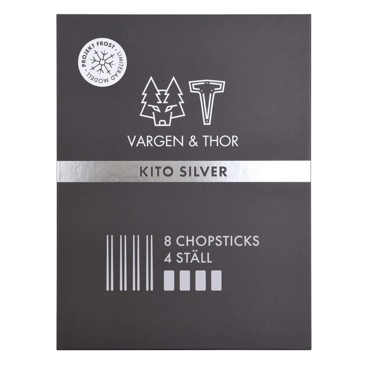 Kito Chopsticks 4-pack, Silver Vargen & Thor