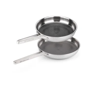 Kroma duo frying pan - Stainless steel, 2 pieces - Vargen & Thor