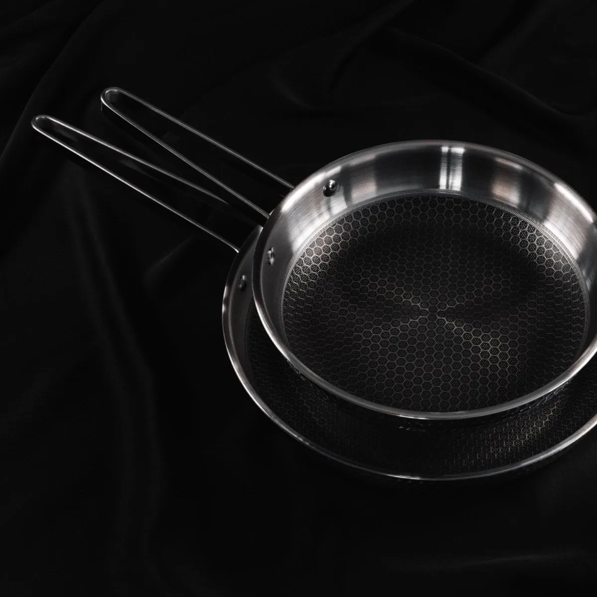 Kroma duo frying pan, Stainless steel, 2 pieces Vargen & Thor