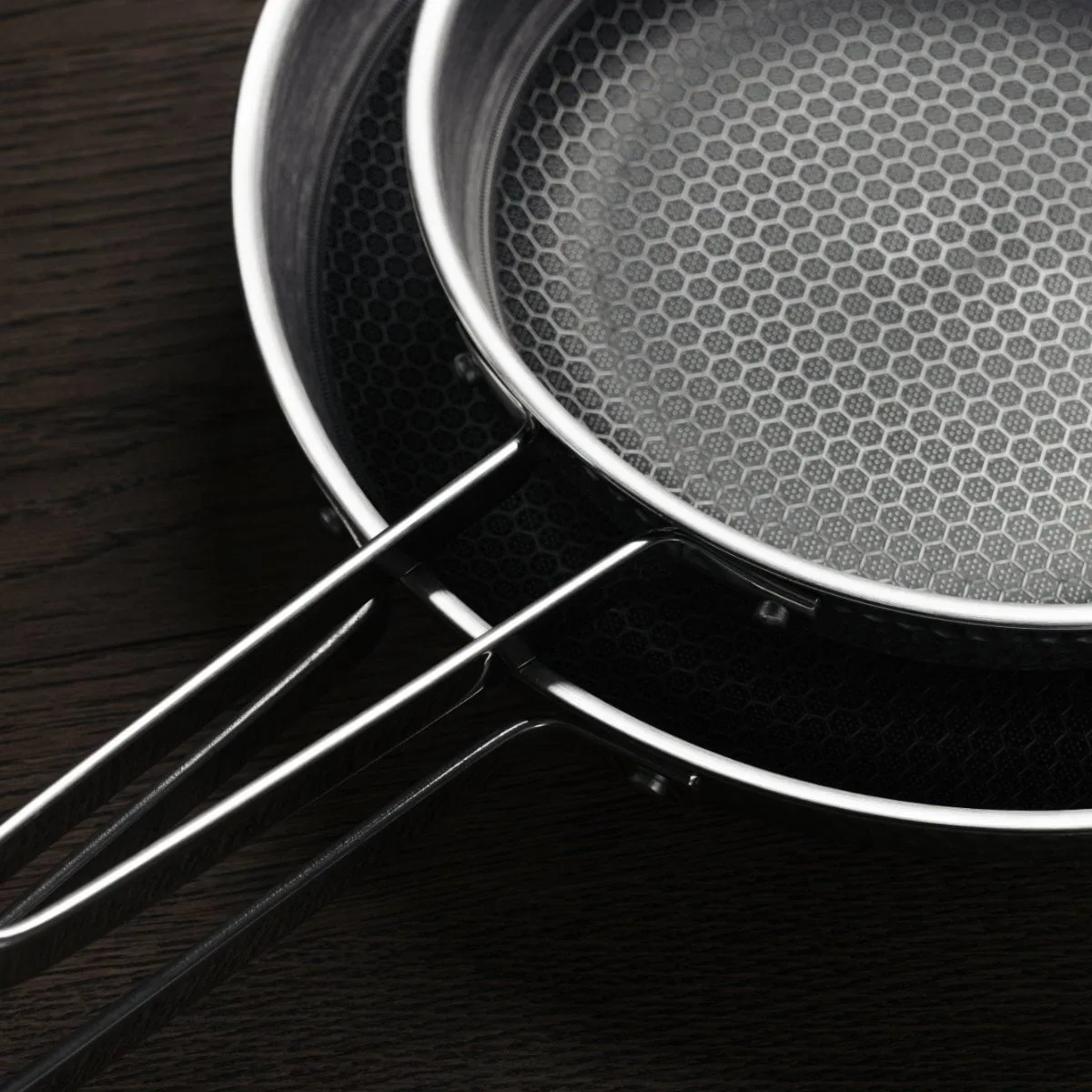 Kroma duo frying pan, Stainless steel, 2 pieces Vargen & Thor