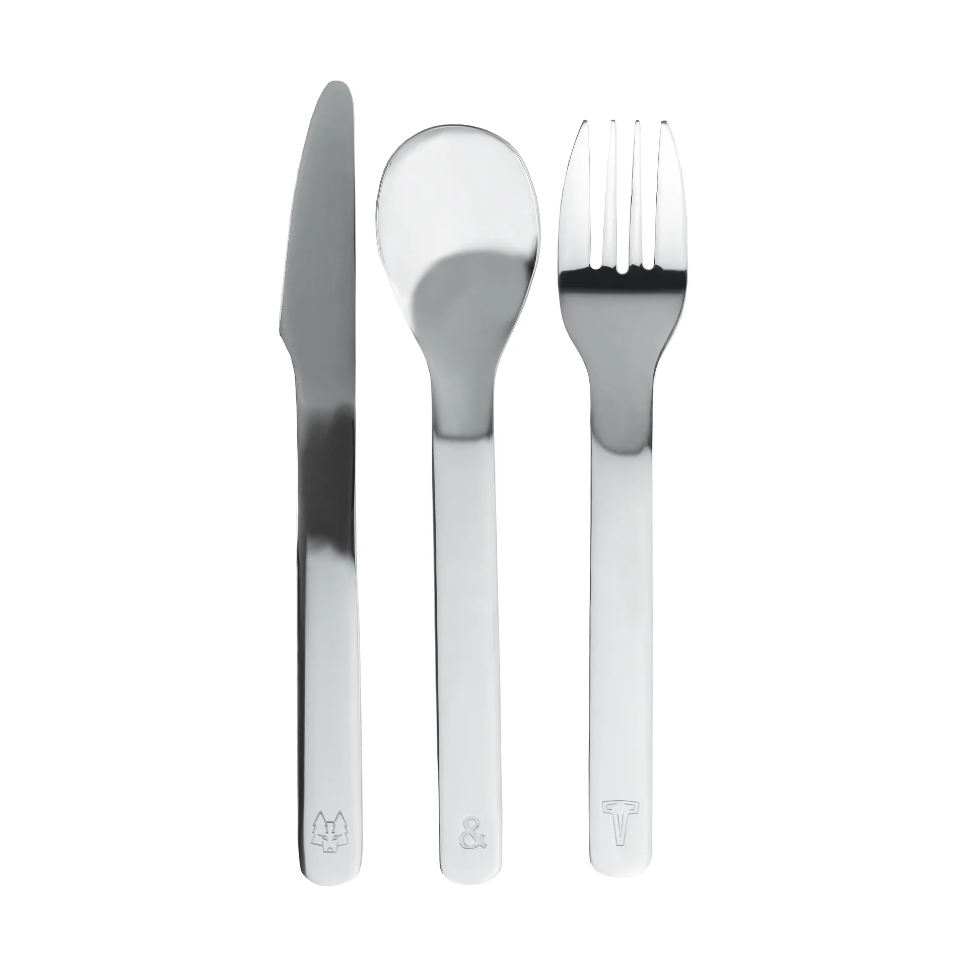 Lupo children's cutlery 9 pieces, Stainless steel Vargen & Thor