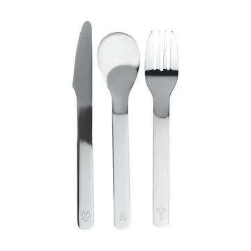 Lupo children's cutlery 9 pieces - Stainless steel - Vargen & Thor