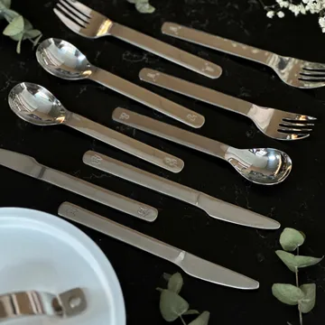 Lupo children's cutlery 9 pieces - Stainless steel - Vargen & Thor