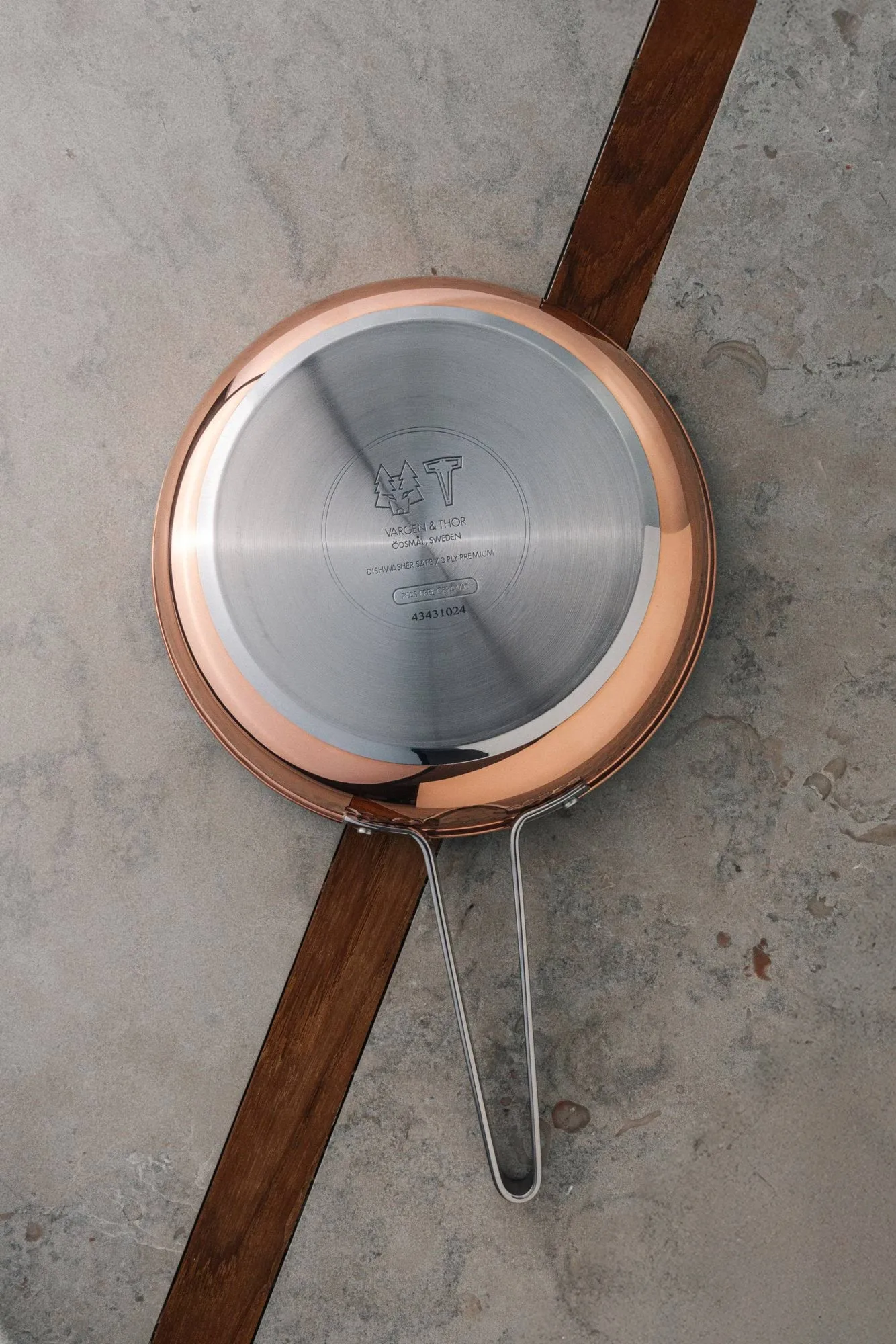 Mjölner frying pan, Copper, Ø22 cm Vargen & Thor