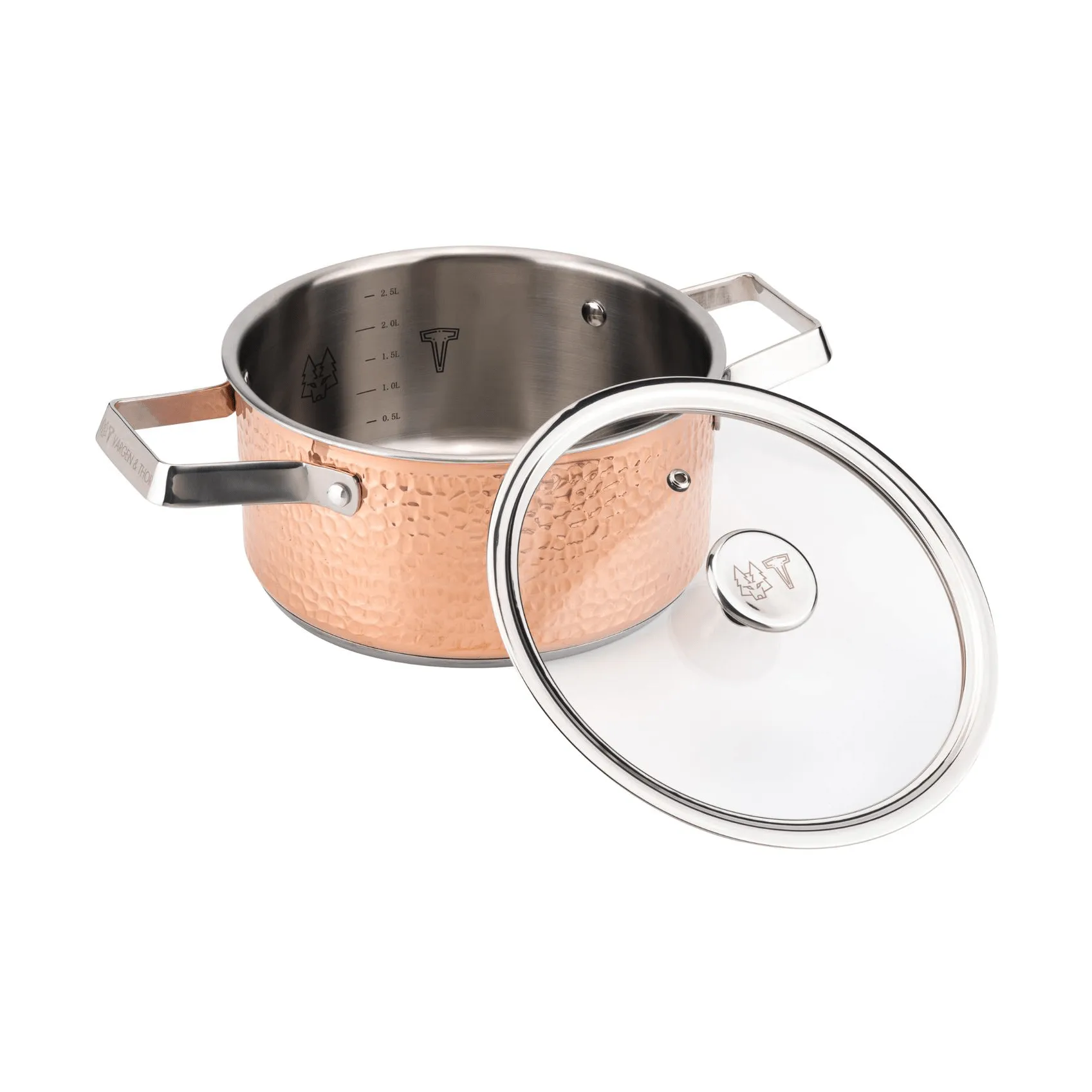 Mjölner Noelle casserole, Polished steel, 2.8 l Vargen & Thor