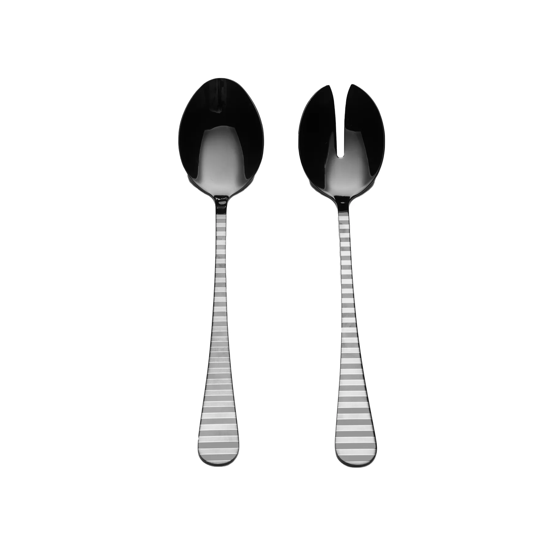 Zebra salad servers 2-pack, Zebra Pattern Vargen & Thor