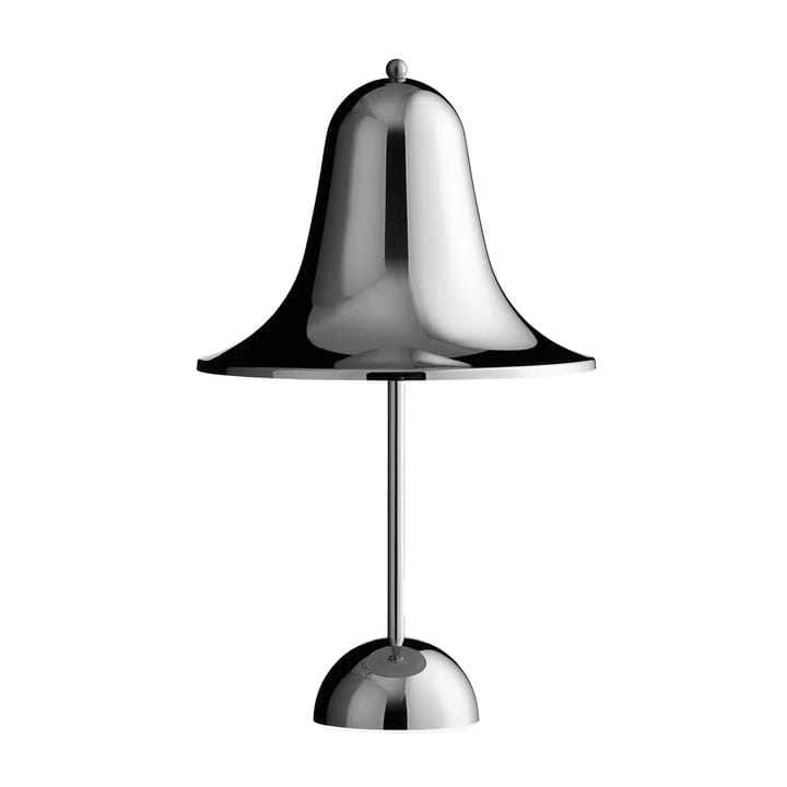 Pantop portable table lamp 30 cm, Shiny chrome Verpan