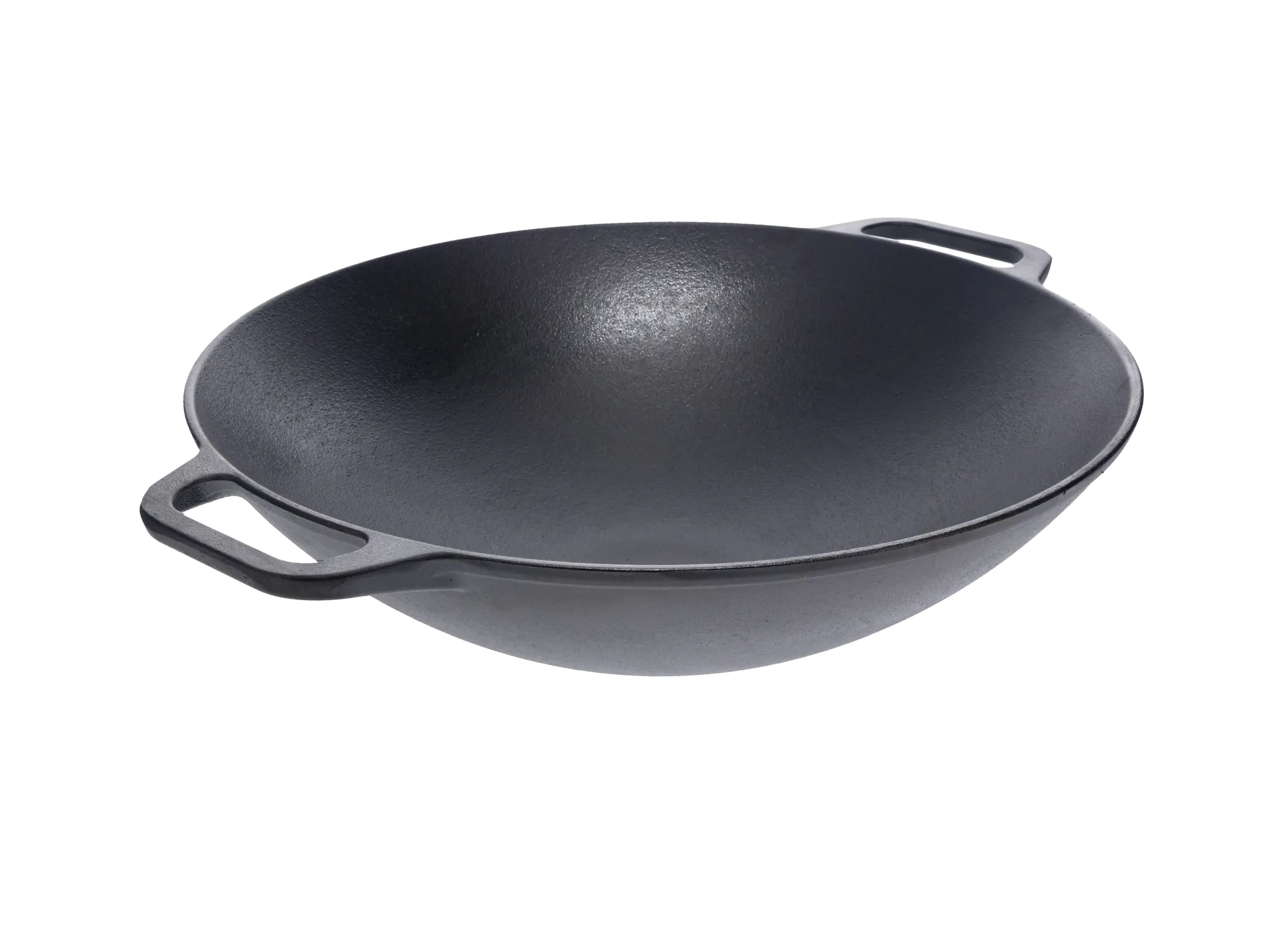 Cast iron wok pan 36 cm, Black Victoria