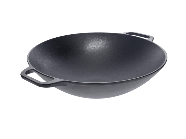Cast iron wok pan 36 cm, Black Victoria