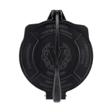 Heavy duty tortilla press Ø25 cm - Black, cast iron - Victoria