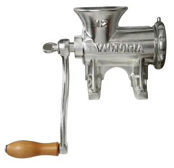 No. 12 Manual Meat Grinder 15.5x21 cm - Silver - Victoria