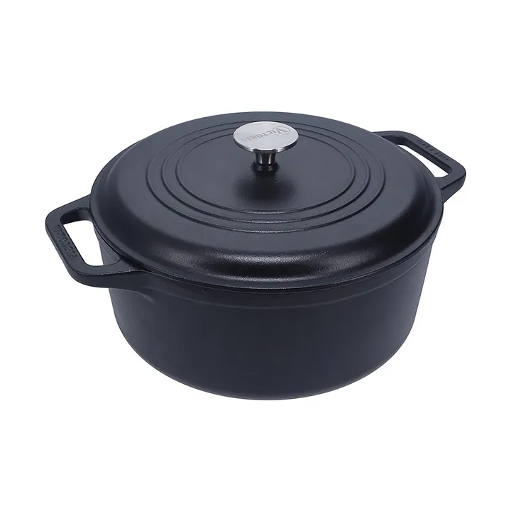 Victoria cast iron casserole, enamelled - 5.7 l - Victoria