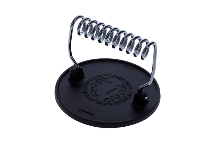 Victoria enameled hamburger press Ø16.5 cm - Black - Victoria