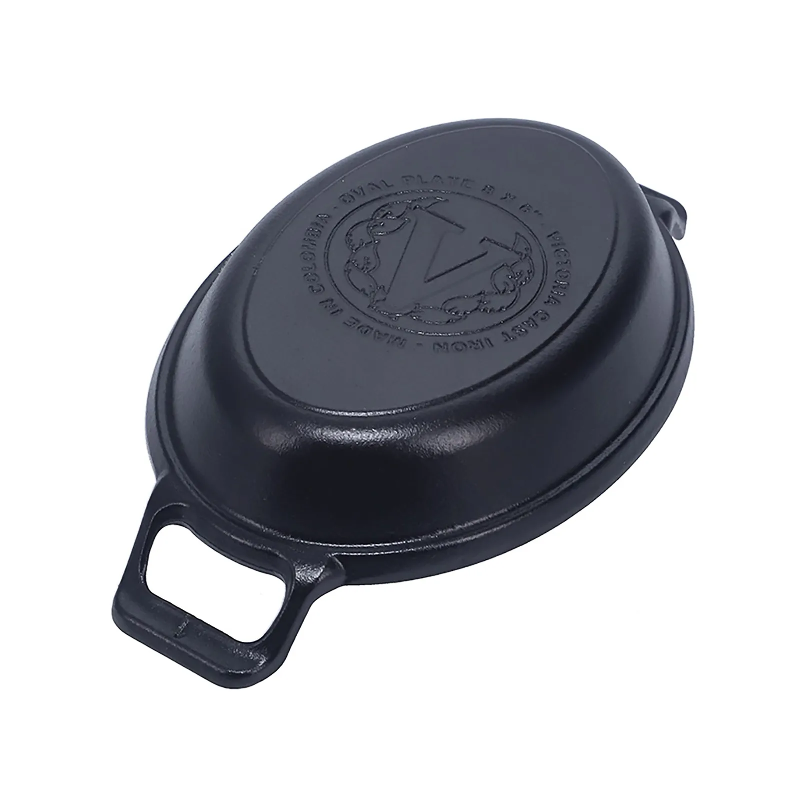 Victoria oval cast iron casserole, pre-seasoned, 27.1x15.5 cm Victoria
