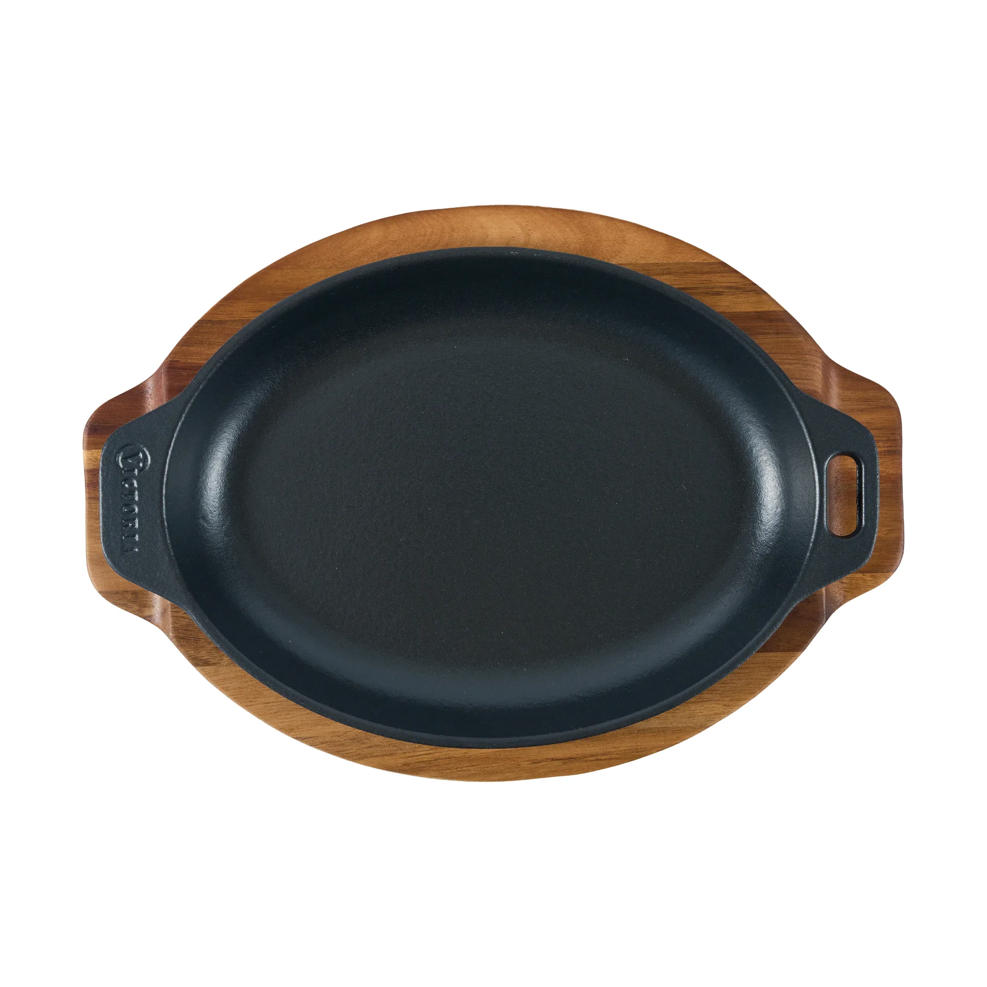 Victoria oval serving platter acacia wood, 29.4x19 cm Victoria