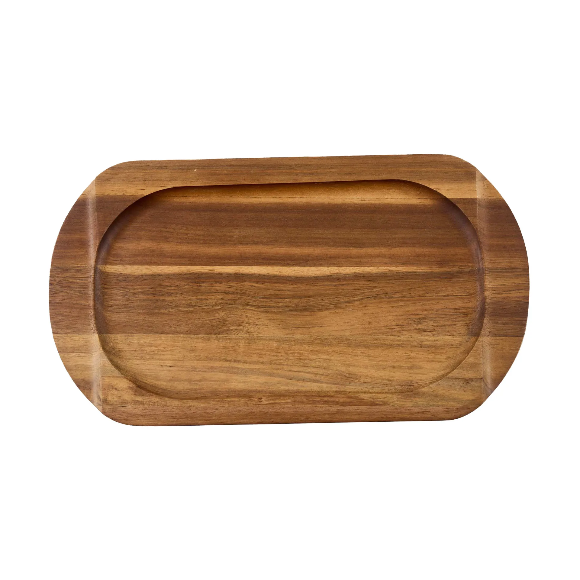 Victoria oval trivet for griddle in acacia wood, 34.3x16.4 cm Victoria