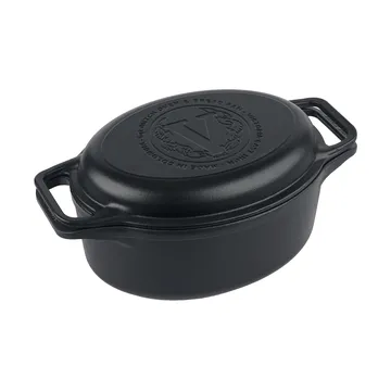 Victoria pot and bread pan cast iron enameled - 2 pieces - Victoria