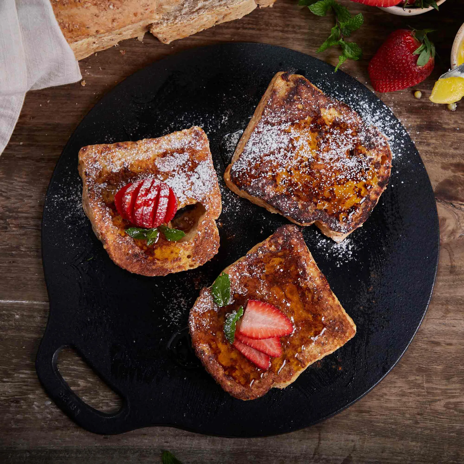 Victoria Tawa cast iron griddle pre-seasoned, Ø38 cm Victoria