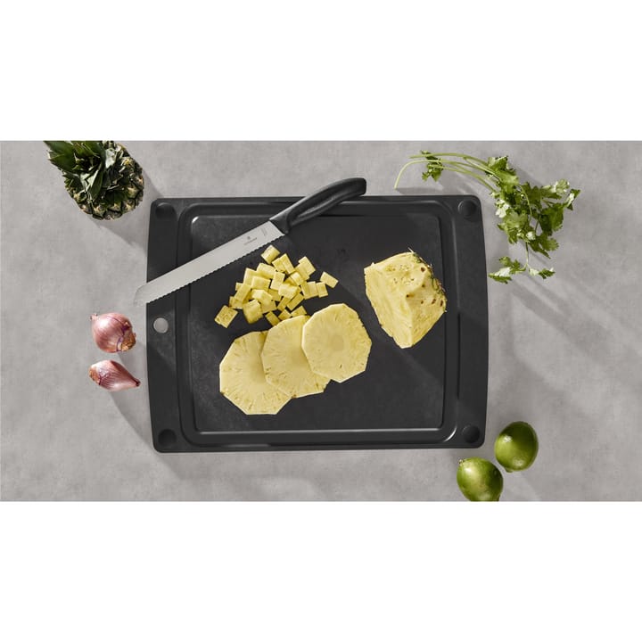 All in one cutting board L 33 x 44.4 cm, Black Victorinox