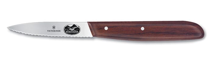 Serrated paring knife 8 cm - Nature - Victorinox