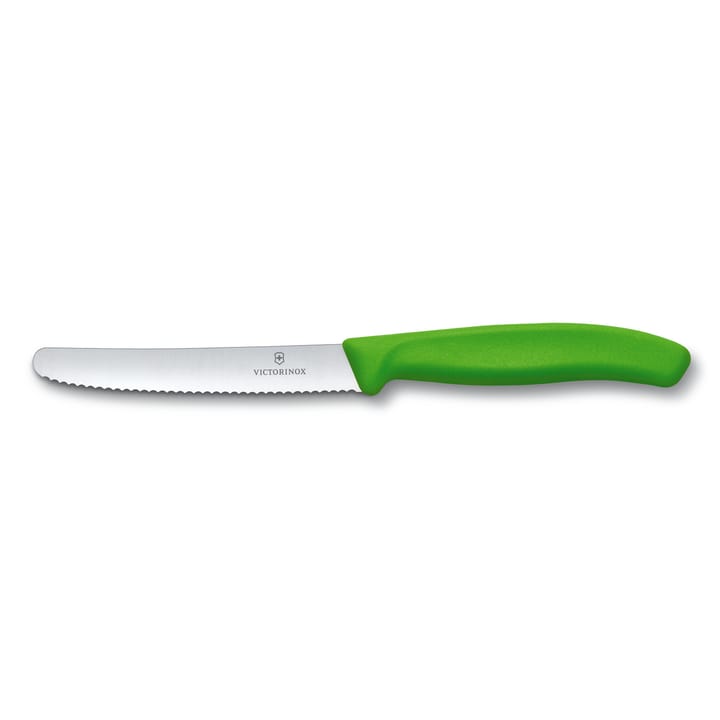 Swiss Classic tomato knife 11 cm, Green Victorinox