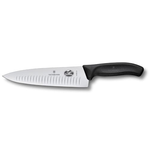 Victorinox chef's knife serrated 20 cm - Black - Victorinox