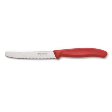 Victorinox serrated tomato knife 11 cm - Red - Victorinox