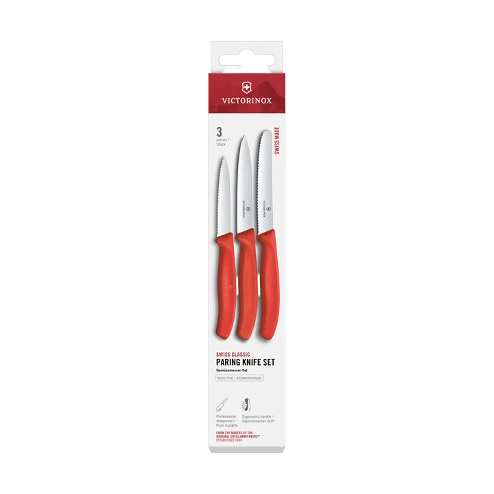 Victorinox Swiss Classic paring knife set, 3 pieces - Black - Victorinox