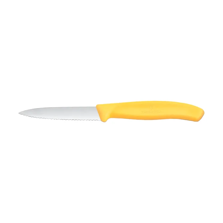 Victorinox Swiss Classic serrated paring knife 8 cm - Yellow - Victorinox